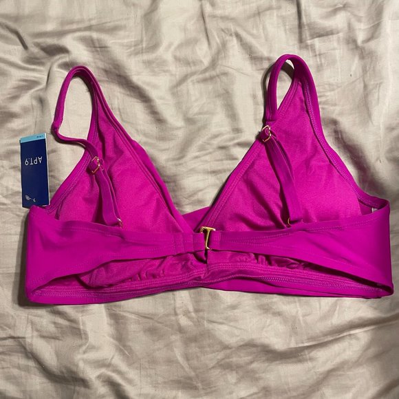 NWT Apt. 9 Magenta Bikini Top size Large *188 - Picture 3 of 5